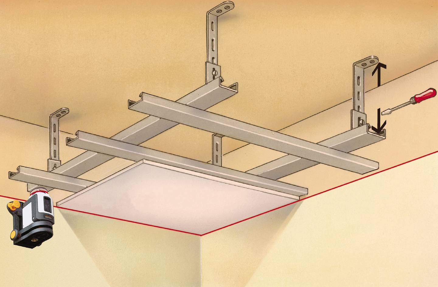 Laserliner SmartLine-Laser 360° Bonus Set Kreuzlinienlaser selbstnivellierend, inkl. Stativ Reichweite (max.): 20 m