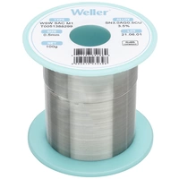 Weller WSW SAC M1 Lötzinn, bleifrei Spule Sn3,0Ag0,5Cu 100g 0.5mm Weller WSW SAC M1 Lötzinn, bleifrei Spule Sn3,0Ag0,5Cu 100g 0.5mm