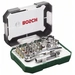Bosch Accessories Promoline 2607017322 Bit-Set 26teilig Schlitz, Kreuzschlitz Phillips, Kreuzschlitz Pozidriv, Innen-Sechskant Bosch Accessories Promoline 2607017322 Bit-Set 26teilig Schlitz, Kreuzschlitz Phillips, Kreuzschlitz Pozidriv, Innen-Sechskant