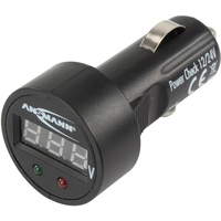 Ansmann PowerCheck12/24V-bl Kfz-Spannungsmesser 24 V, 12V Ansmann PowerCheck12/24V-bl Kfz-Spannungsmesser 24 V, 12V