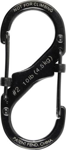 NITE Ize NI-LSB2-01-R3 Karabiner SideLock S-Biner 2 50 mm x 22 mm x 8 mm 1 St.