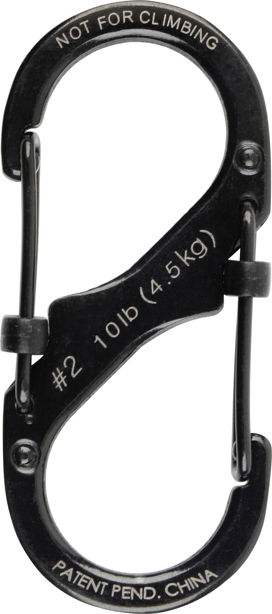 NITE Ize NI-LSB2-01-R3 Karabiner SideLock S-Biner 2 50 mm x 22 mm x 8 mm 1 St.