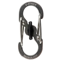 NITE Ize NI-LSBM-11-2R3 Karabiner MicroLock S-Biner 2 35 mm x 15 mm x 7 mm 2 St. NITE Ize NI-LSBM-11-2R3 Karabiner MicroLock S-Biner 2 35 mm x 15 mm x 7 mm 2 St.