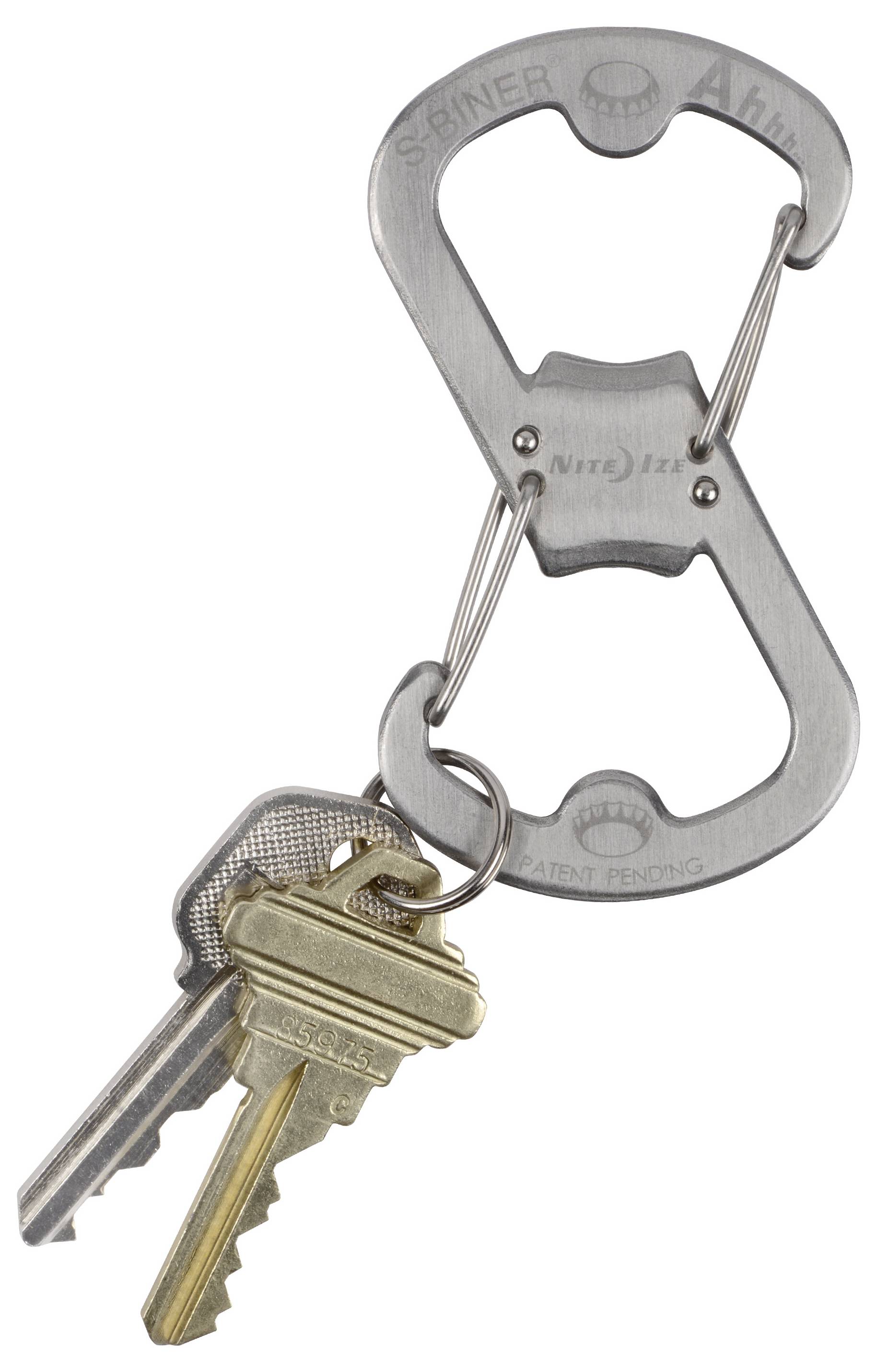 NITE Ize Schlüssel-Karabiner NI-SBO-03-11 S-Biner Ahhh Edelstahl 1St.