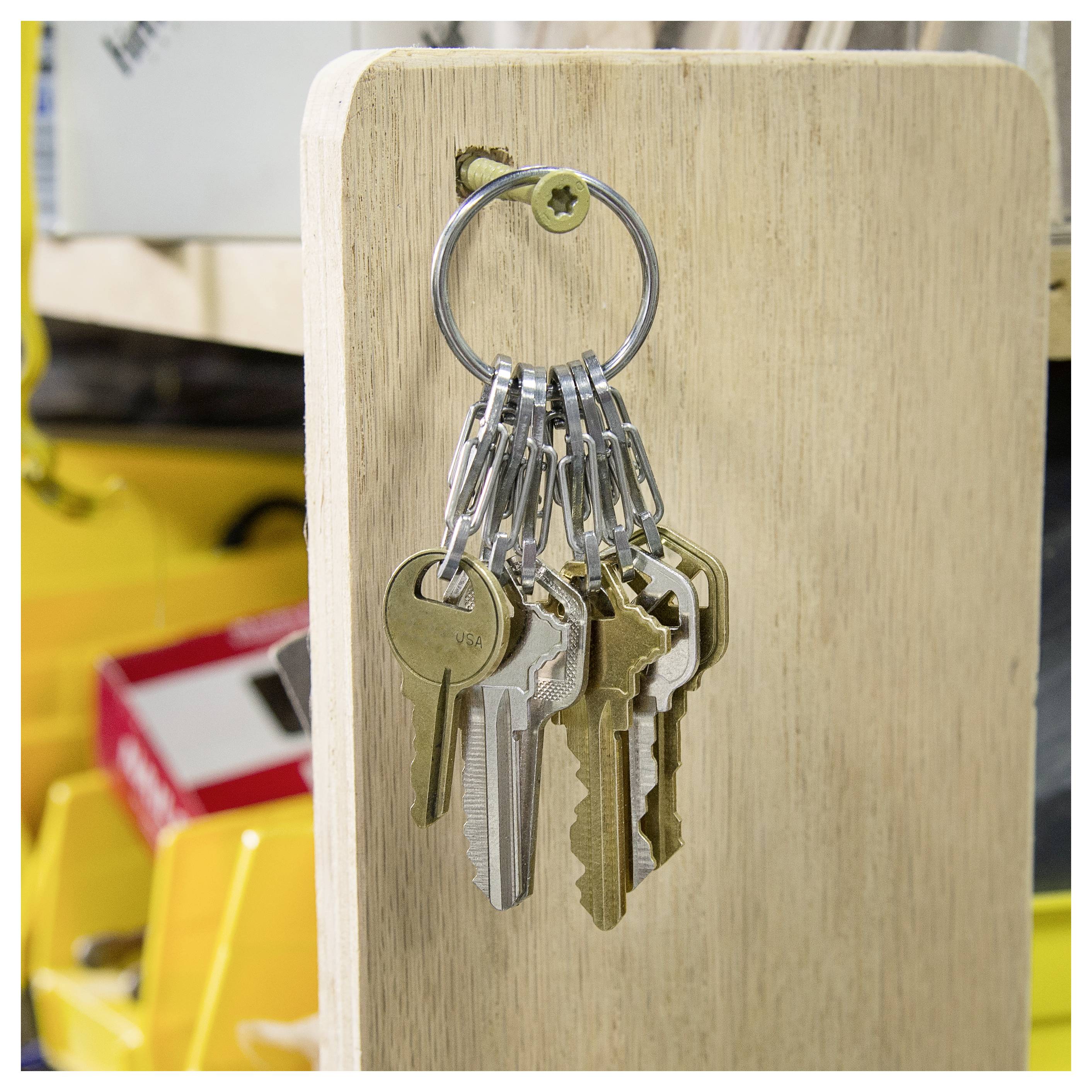 NITE Ize Schlüsselring NI-KRGS-11-R3 KeyRing 6 S-Biner Silber 1St.