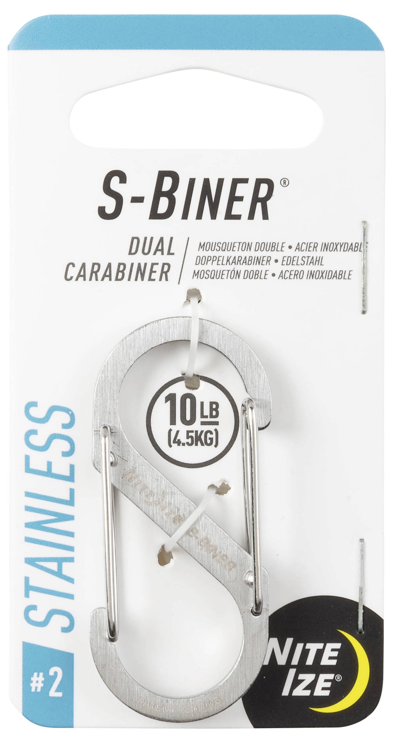 NITE Ize NI-SB2-03-11 Karabiner S-Biner Gr. 2 50mm x 22mm 1St.