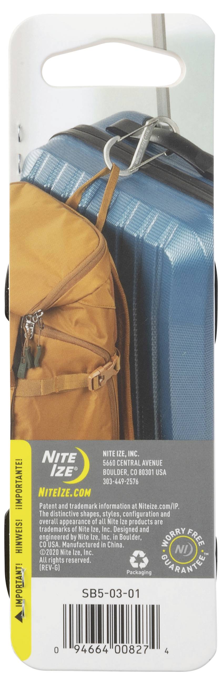 NITE Ize NI-SB5-03-01 Karabiner S-Biner Gr. 5 111mm x 49mm 1St.