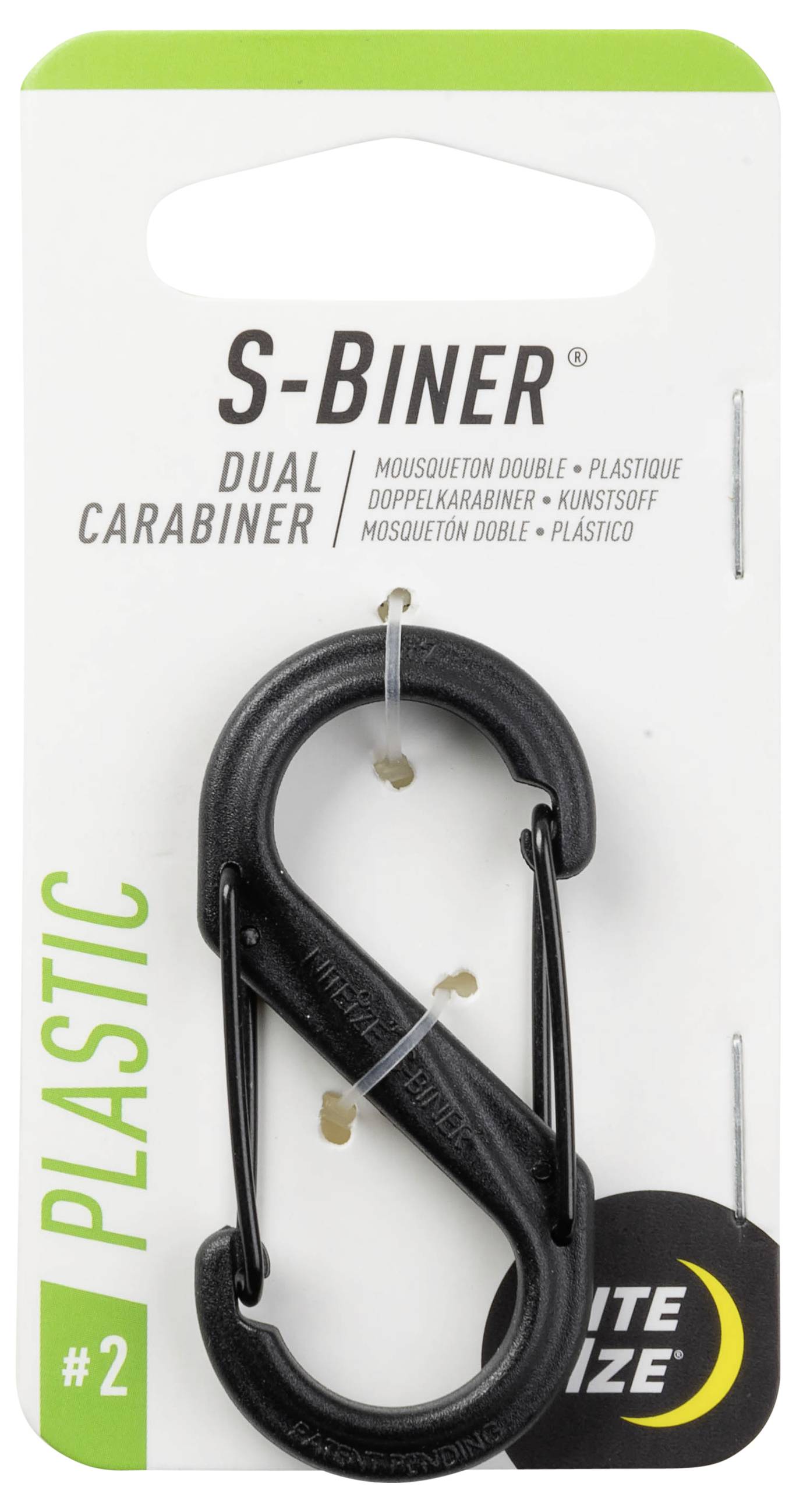 NITE Ize NI-SBP2-03-01 Karabiner S-Biner Gr. 2 76mm x 50mm x 25mm 1St.