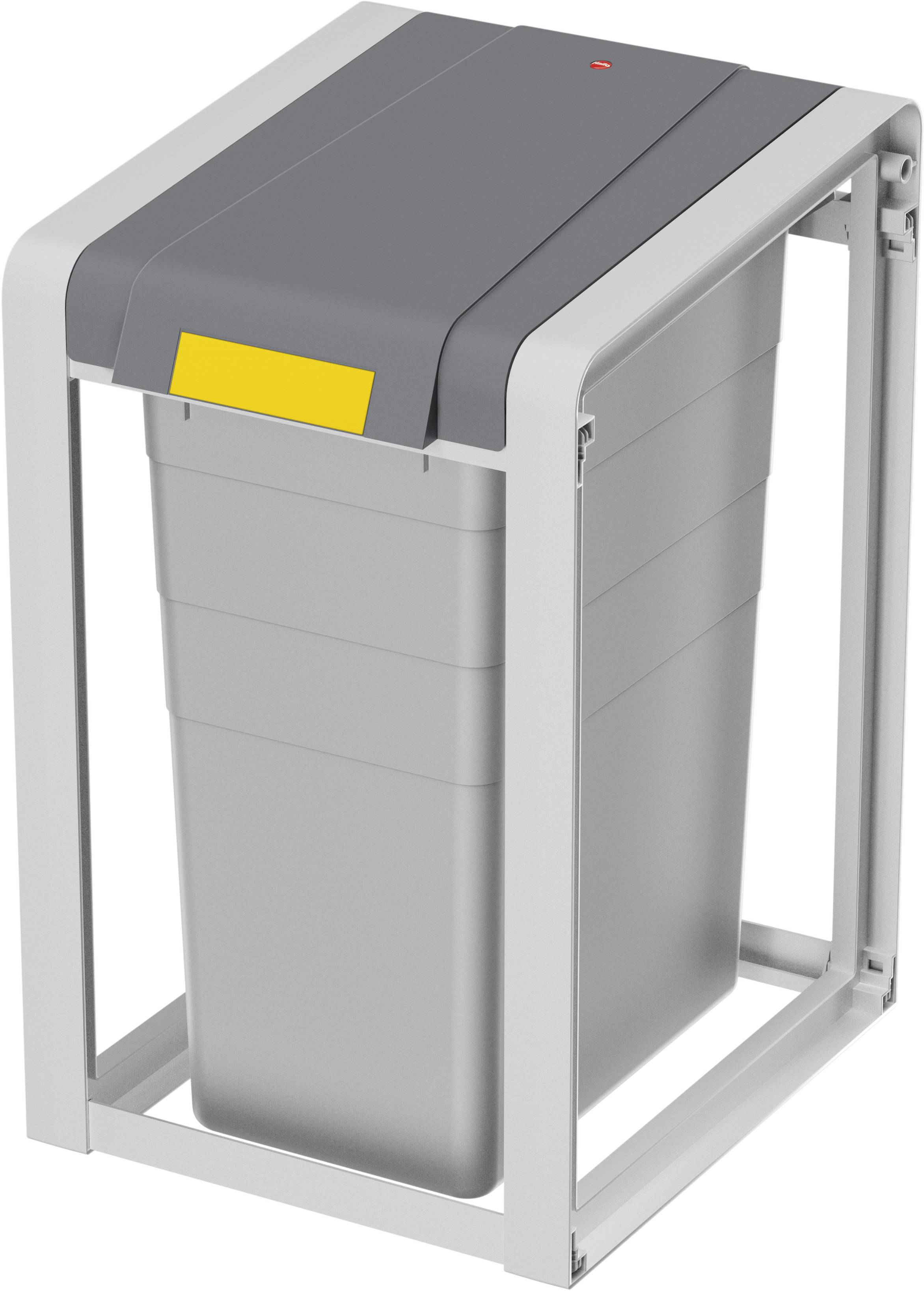 Hailo ProfiLine Öko XL 9352020 Mülltrenn-System 35l Kunststoff (B x H x T) 350 x 570 x 415mm Grau 1St.