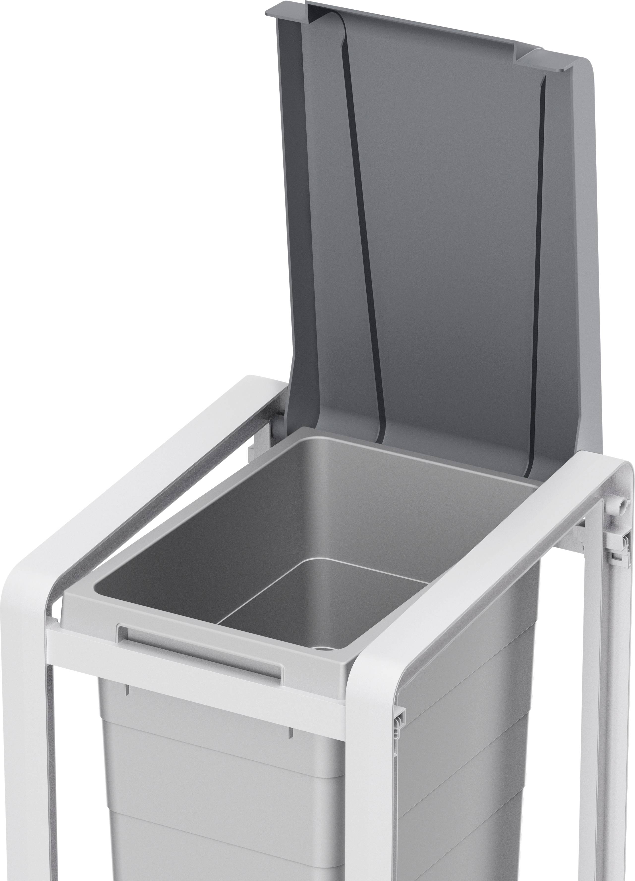 Hailo ProfiLine Öko XL 9352020 Mülltrenn-System 35l Kunststoff (B x H x T) 350 x 570 x 415mm Grau 1St.