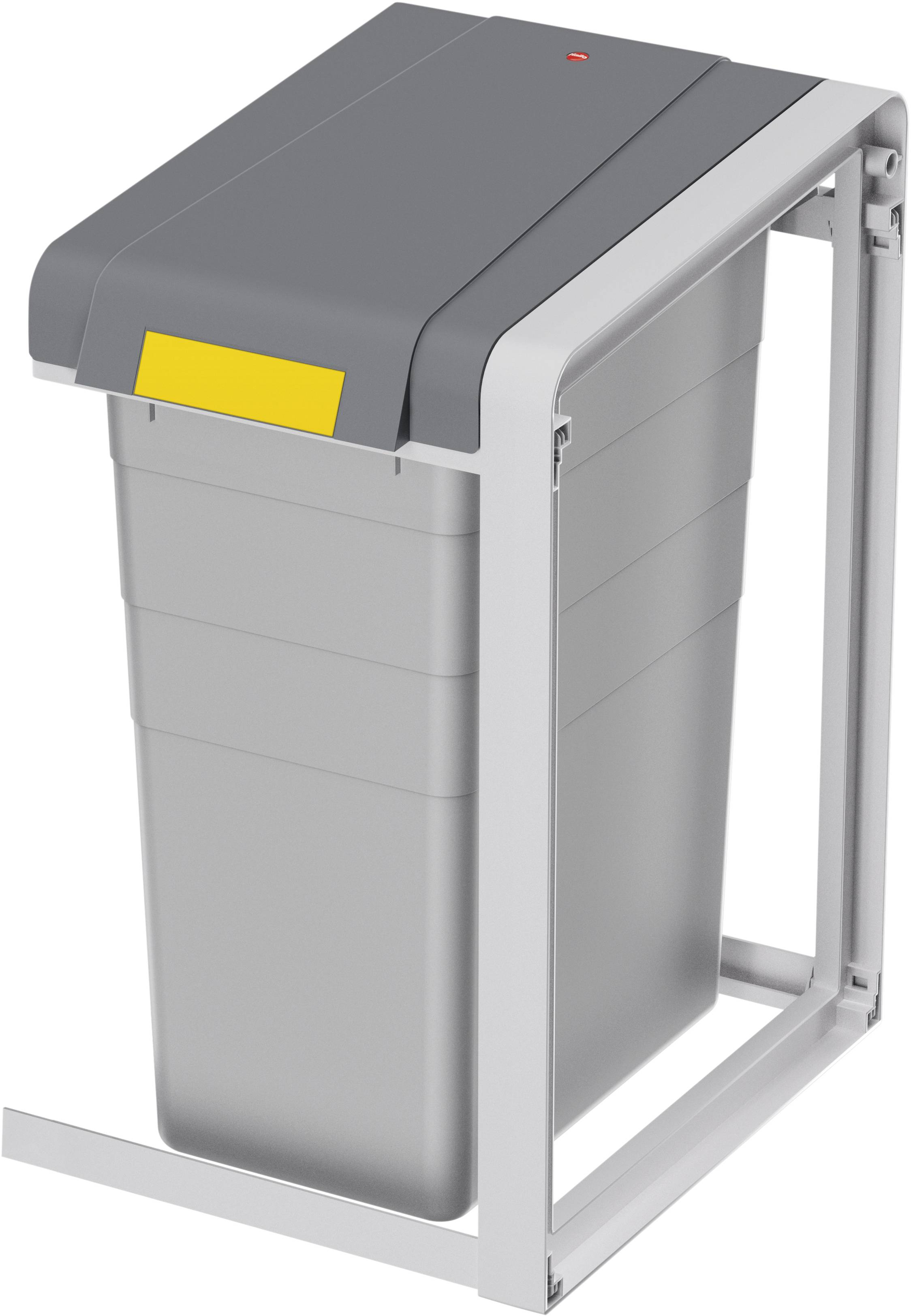 Hailo ProfiLine Öko XL 0935-302 Mülltrenn-System Erweiterungseinheit 35 l Kunststoff (B x H x T) 350 x 570 x 415 mm Grau 1 St.