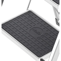Hailo K70 4393-801 Aluminium Klapptritt klappbar Arbeitshöhe (max.): 270cm Silber, Schwarz 5.1kg Hailo K70 4393-801 Aluminium Klapptritt klappbar Arbeitshöhe (max.): 270cm Silber, Schwarz 5.1kg