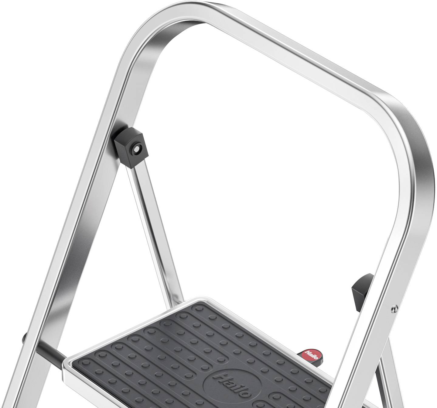 Hailo K70 4393-801 Aluminium Klapptritt klappbar Arbeitshöhe (max.): 270cm Silber, Schwarz 5.1kg