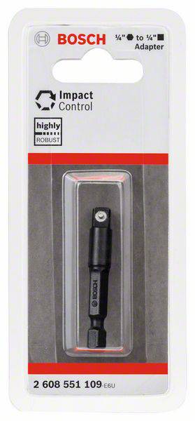 Bosch Accessories 2608551109 Steckschlüssel-Adapter Antrieb 1/4" (6.3 mm) 50 mm 1 St.