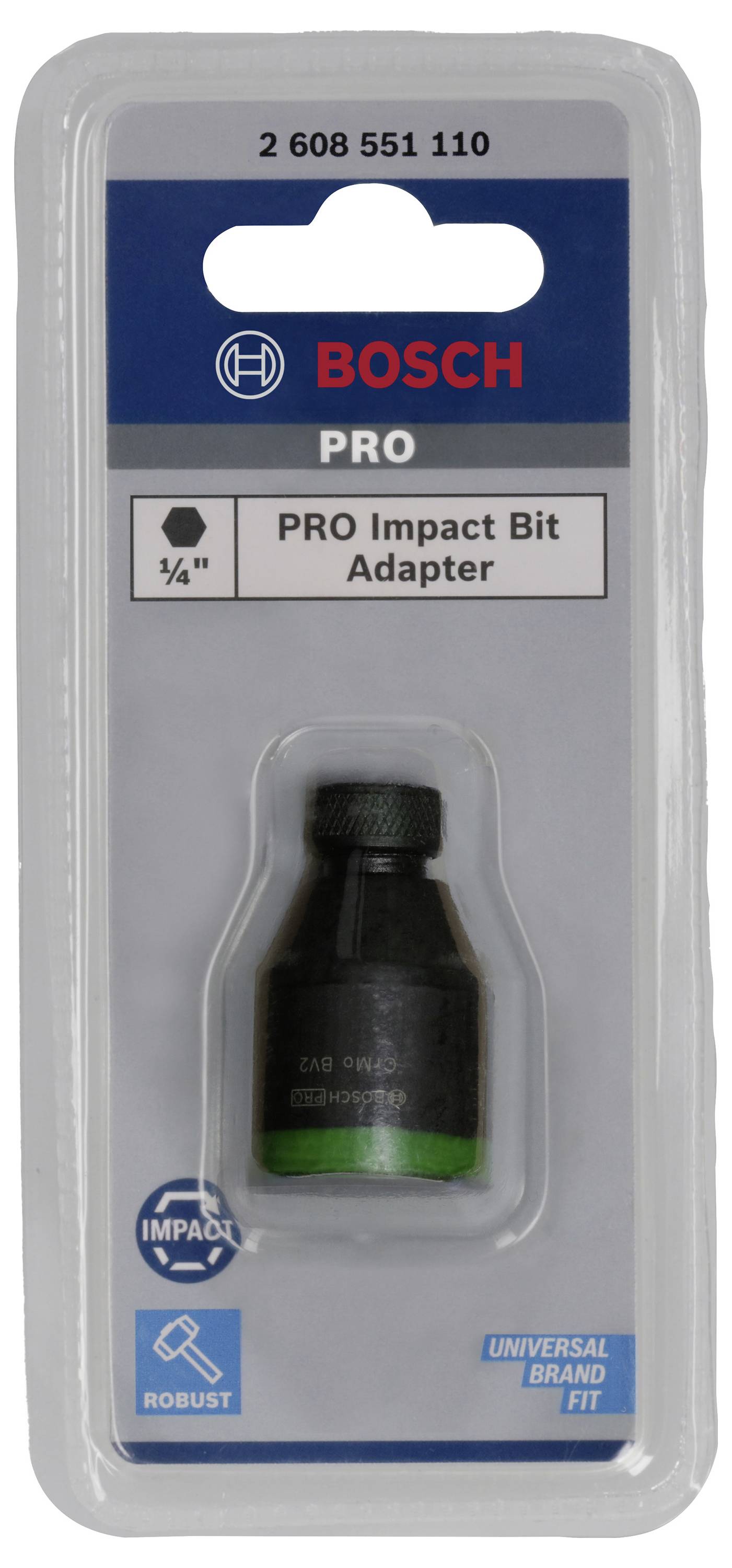 Bosch Accessories 2608551110 Steckschlüssel-Adapter Antrieb 1/2" (12.5 mm) 35 mm 1 St.