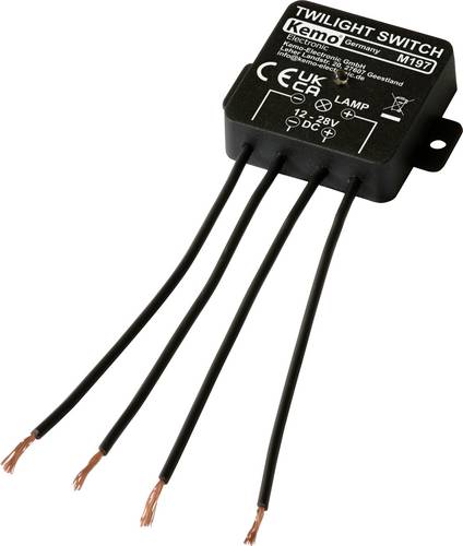 Kemo M197 Dämmerungsschalter Baustein 12 V/DC, 24 V/DC