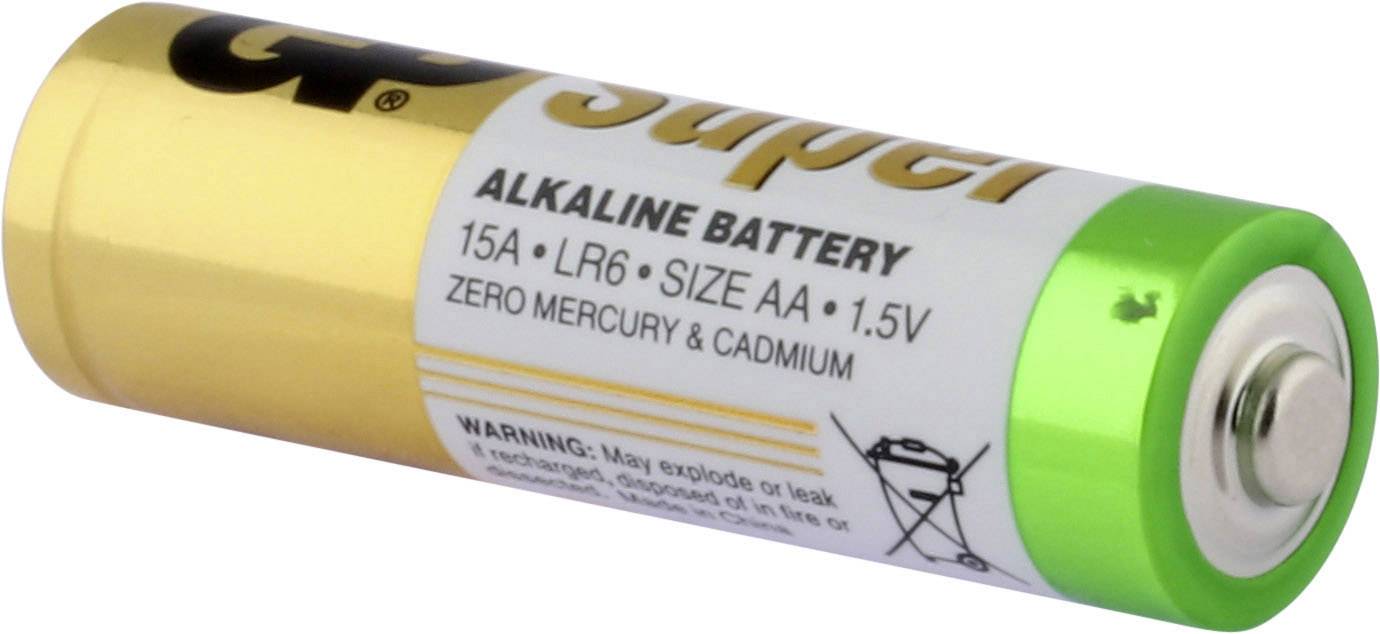 GP Super Mignon (AA)-Batterie Alkali-Mangan 1.5 V 40 St.