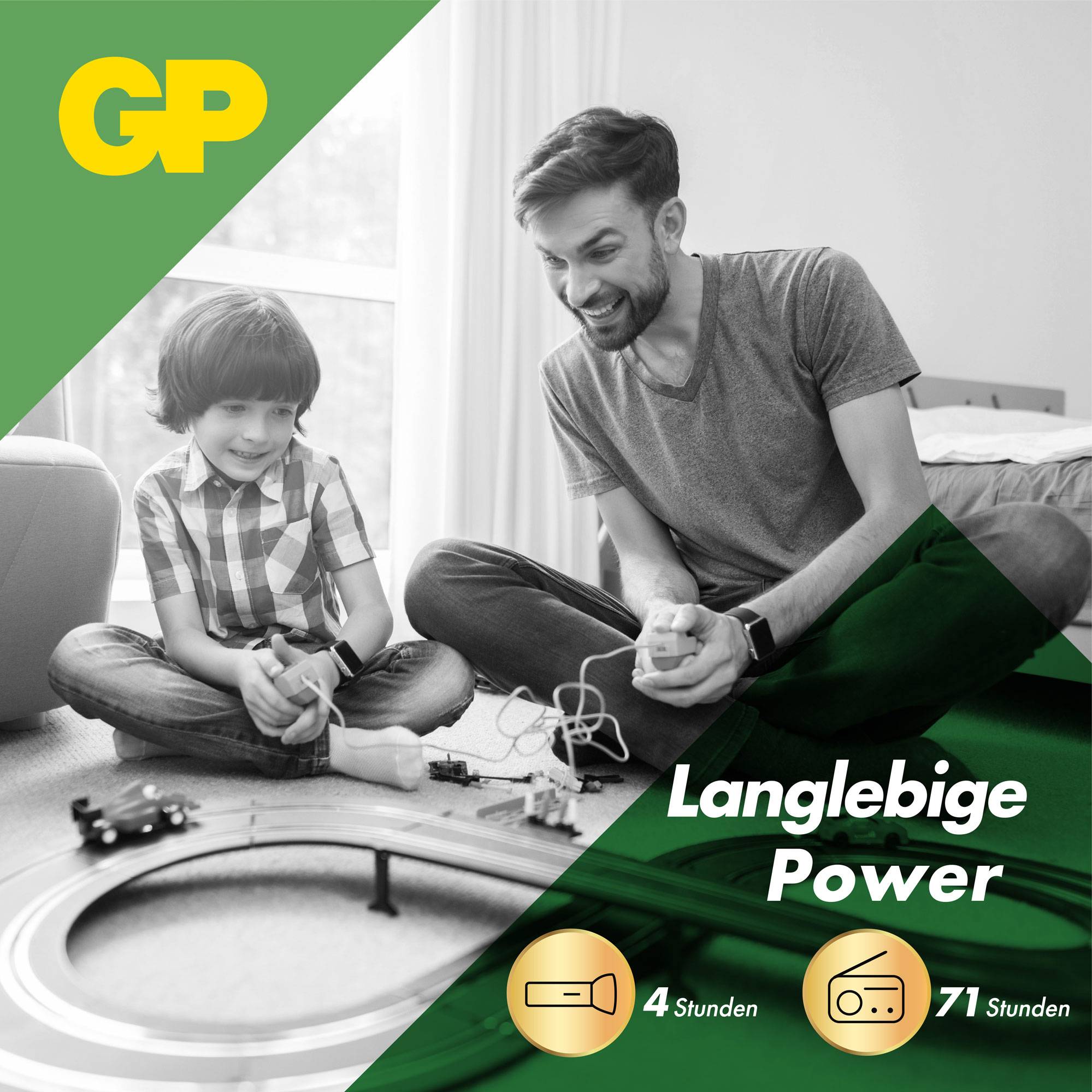 GP Batteries Super Micro (AAA)-Batterie Alkali-Mangan 1.5V 40St.