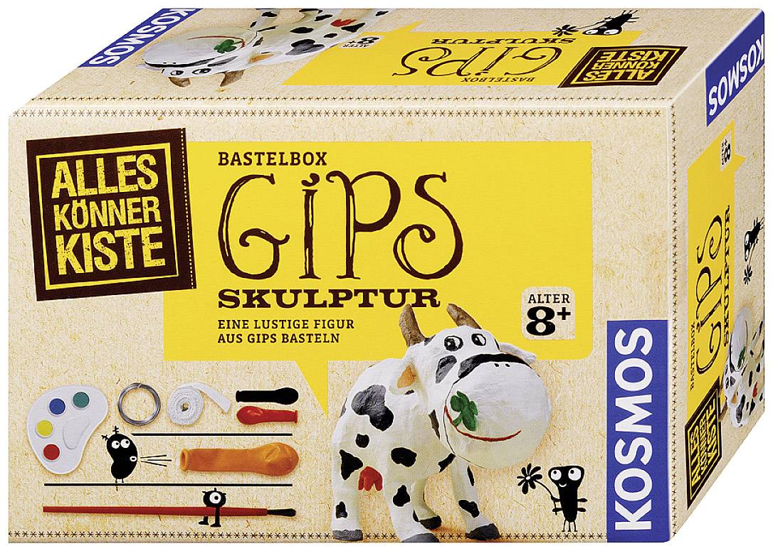 Kosmos 604066 Gips-Skulptur Basteln Bastelbox ab 8 Jahre