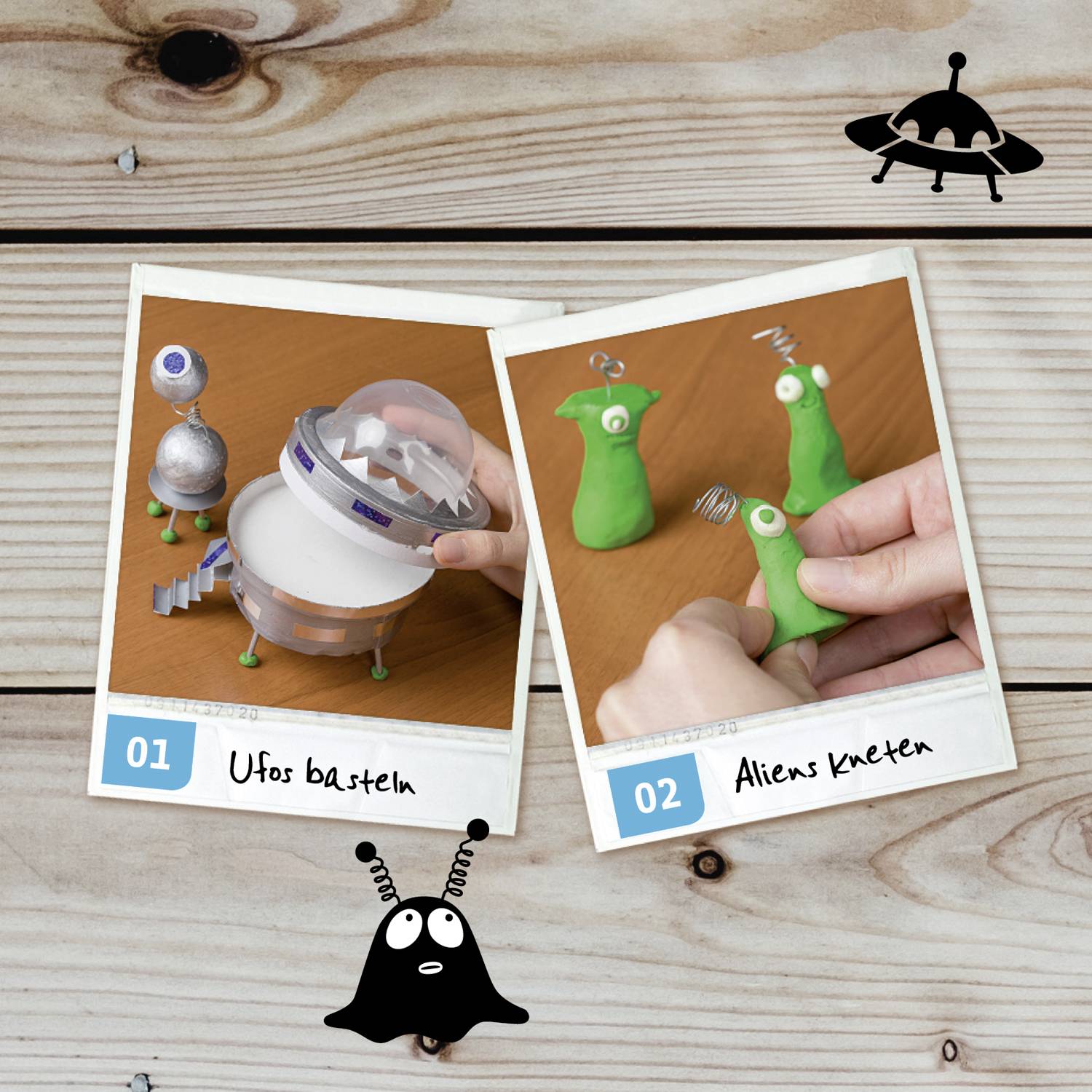 Kosmos 604127 UFOs basteln Basteln Experimentier-Box ab 7 Jahre