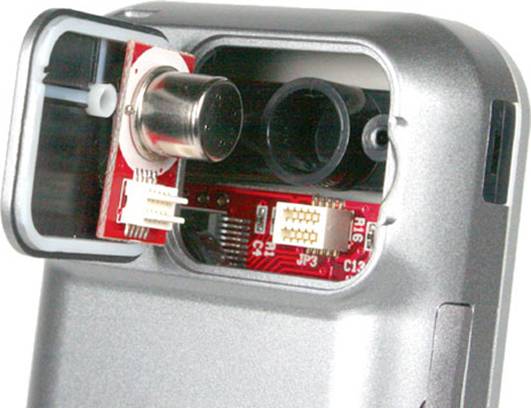 ACE AL7000 Alkoholtester Silber 0 bis 4 ‰ auswechselbarer Sensor, inkl. Display