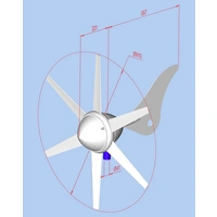 Sunset 15540 WG 914i Windgenerator Leistung (bei 10m/s) 100W 12V Sunset 15540 WG 914i Windgenerator Leistung (bei 10m/s) 100W 12V