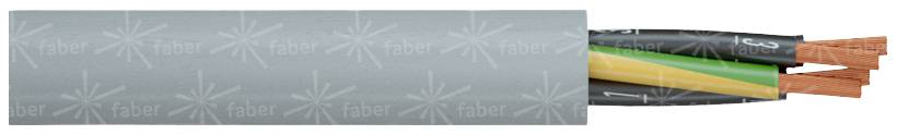 Faber Kabel HSLH-JZ Steuerleitung 4 x 0.75 mm² Grau 031621 Meterware