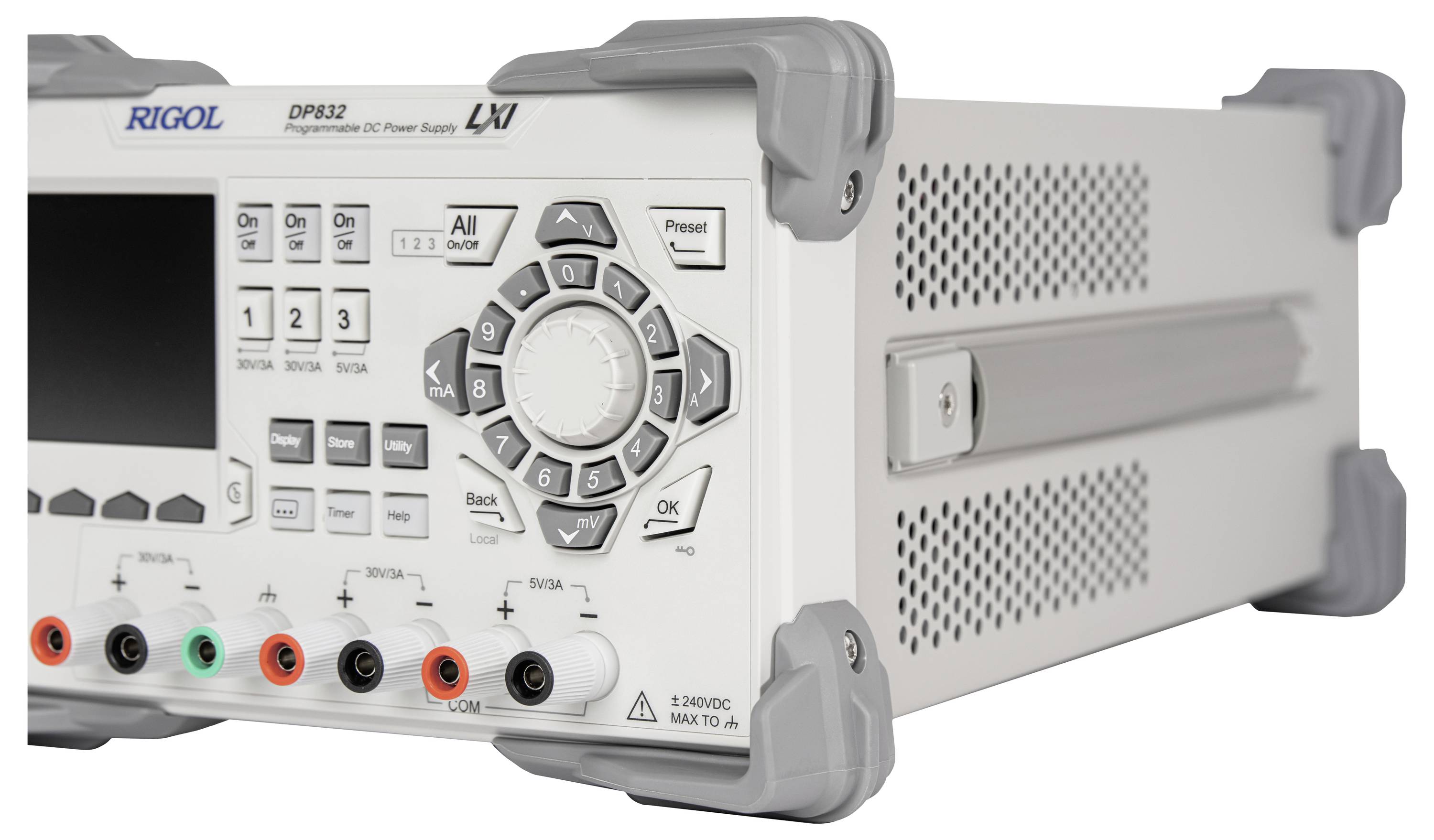 Rigol DP832 Labornetzgerät, einstellbar 0 - 30 V/DC 0 - 3A 195W Anzahl Ausgänge 3 x