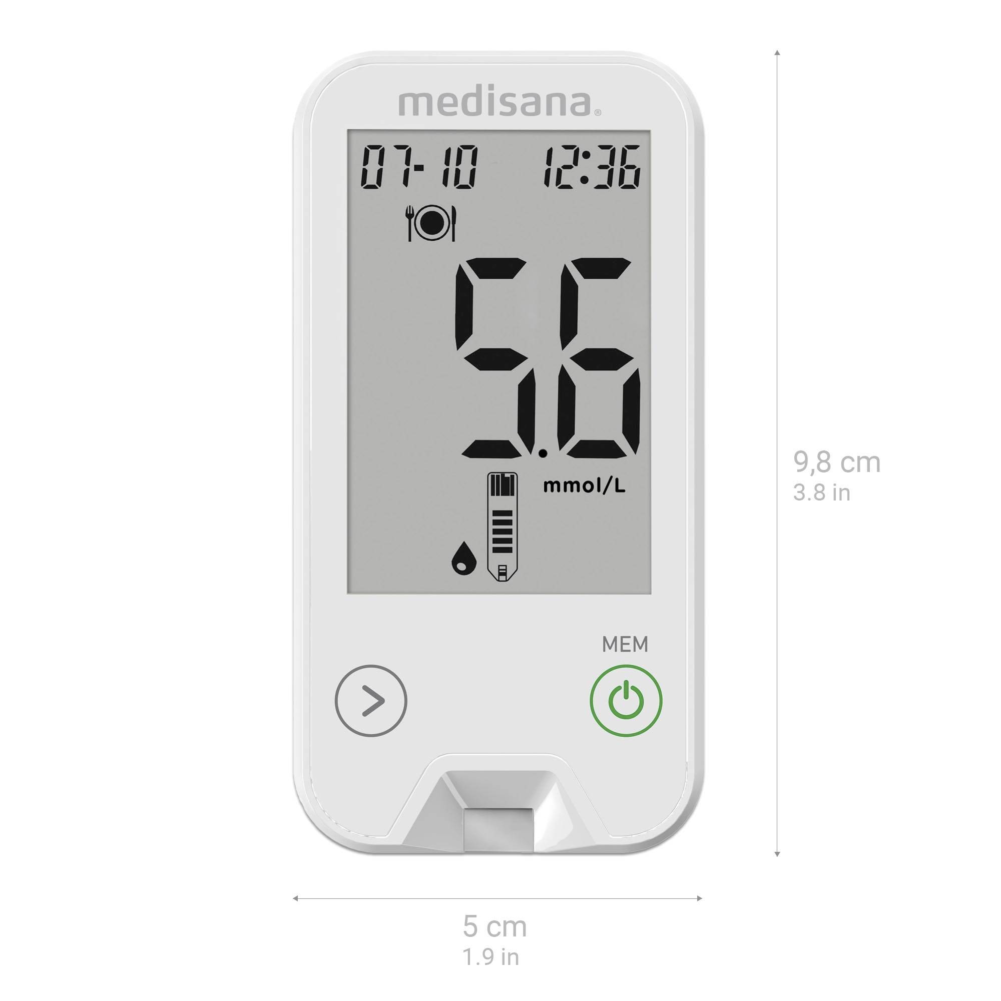 Medisana MediTouch® 2 mmol/L Blutzuckermessgerät