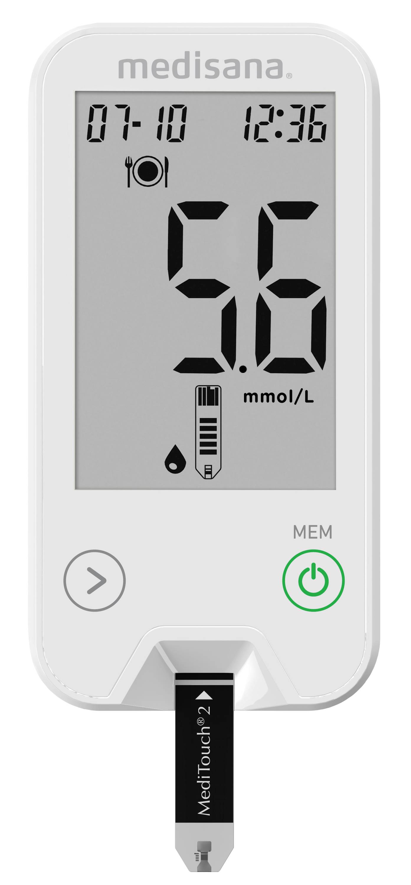 Medisana MediTouch® 2 mmol/L Blutzuckermessgerät
