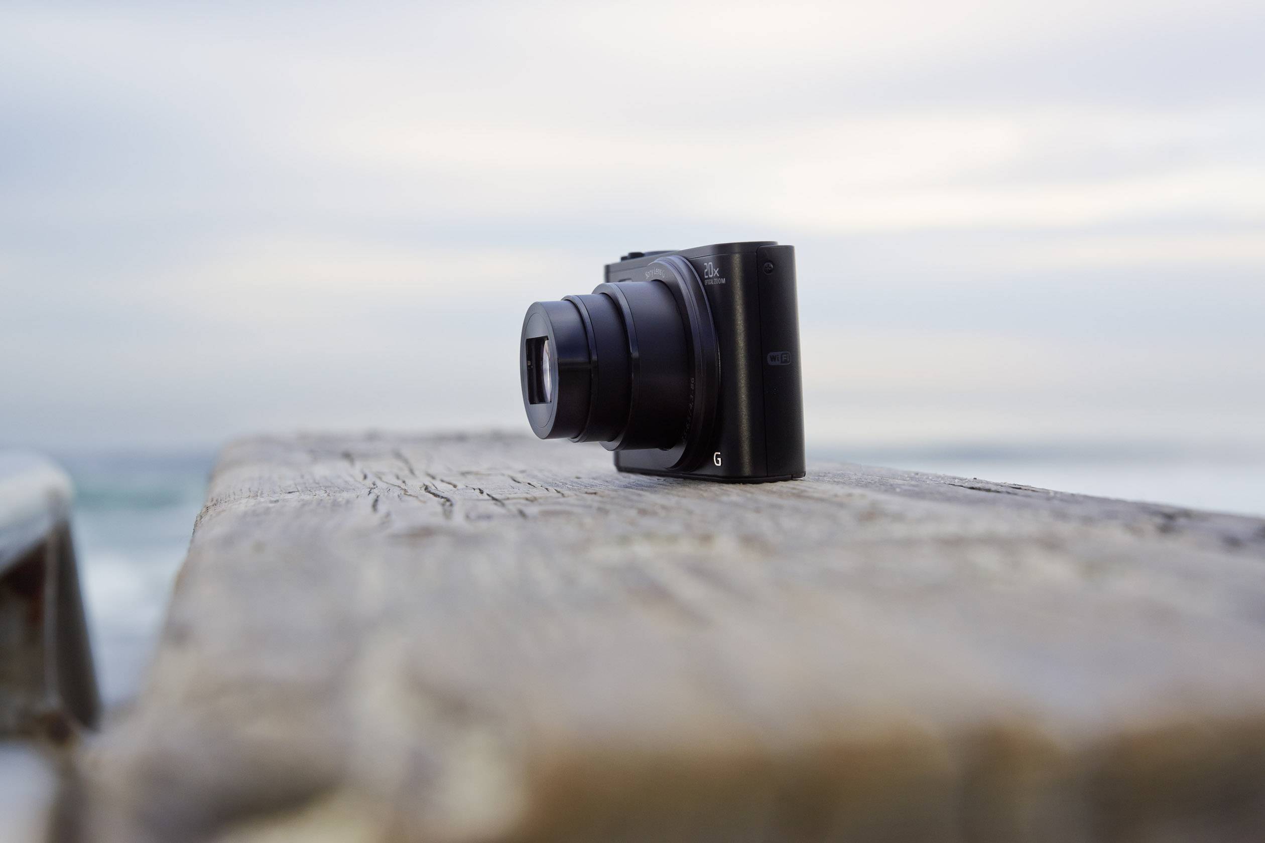 Sony Cyber-Shot DSC-WX350B Digitalkamera 18.2 Megapixel Opt. Zoom: 20 x Schwarz Full HD Video, WiFi