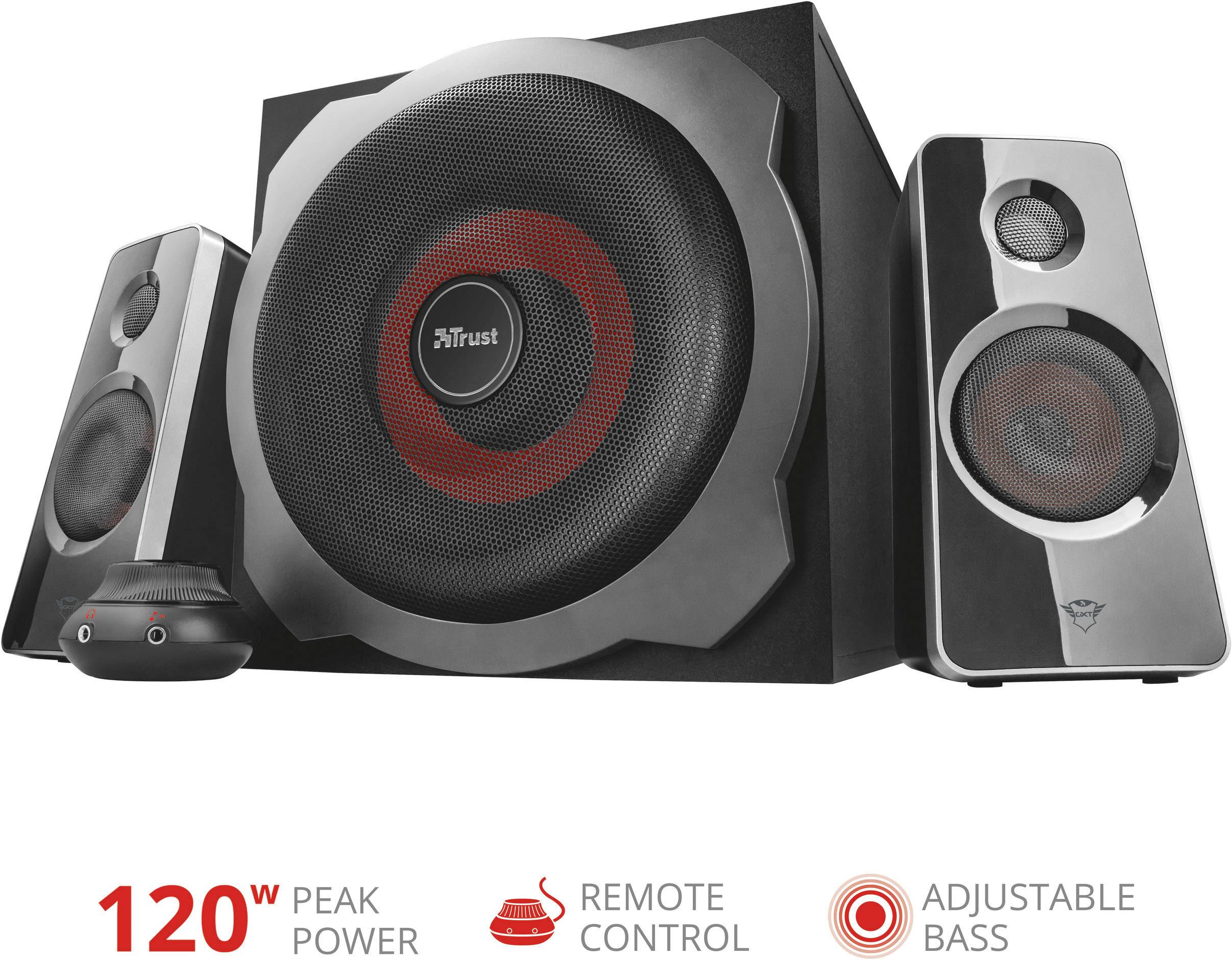 Trust GTX38 Ultimate Bass 2.1 PC-Lautsprecher Kabelgebunden 60W Schwarz