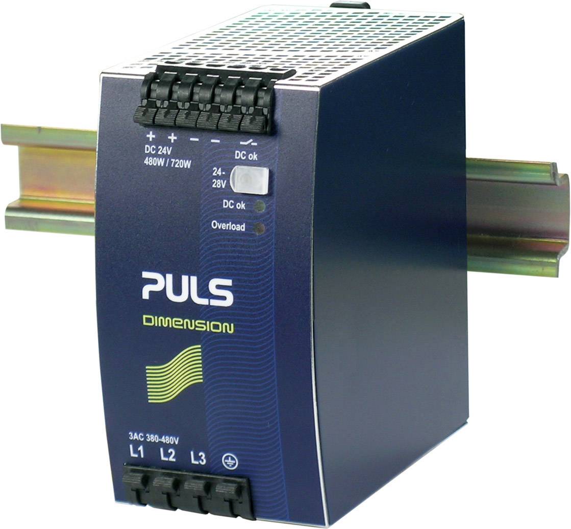 PULS QT20.241-C1 Hutschienen-Netzteil (DIN-Rail) 24 V/DC 20 A 480 W Anzahl Ausgänge:1 x Inhalt 1 St