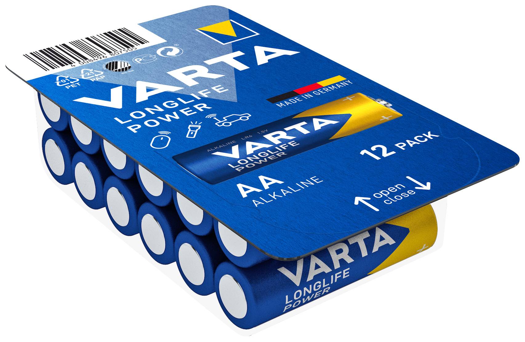 Varta LONGLIFE Power AA Big Box 12 Mignon (AA)-Batterie Alkali-Mangan 1.5V 12St.