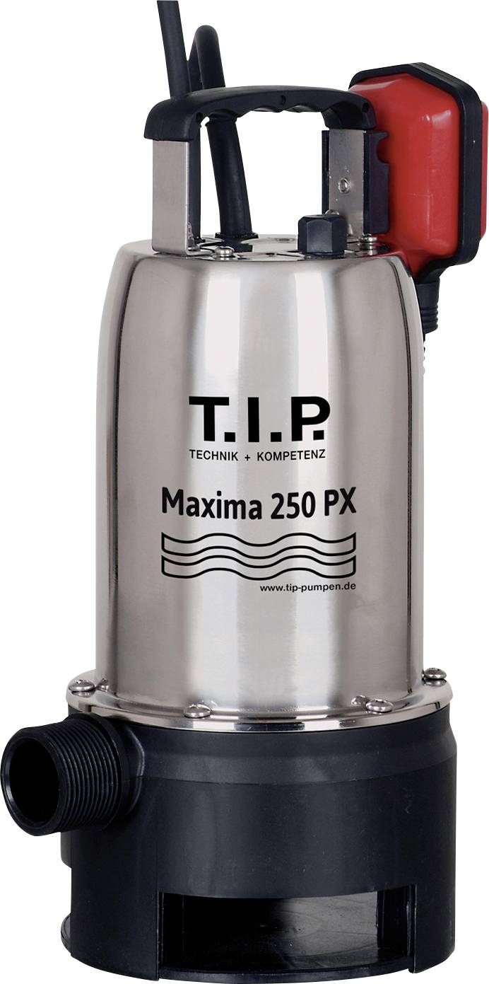 T.I.P. - Technische Industrie Produkte 30264 Maxima 250 PX Schmutzwasser-Tauchpumpe 14500 l/h 8m