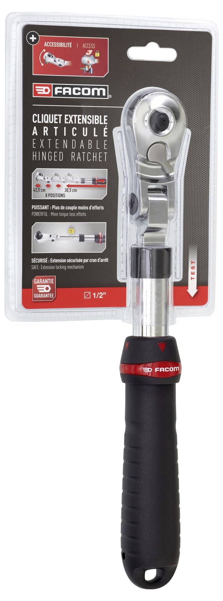 Facom SXL.171PB Teleskop-Ratsche 1/2" (12.5 mm) 304mm