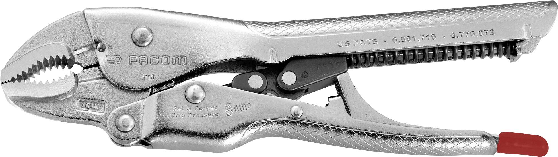 Facom 580.10 Automatik-Gripzange Halbrund 0 - 38mm 250mm