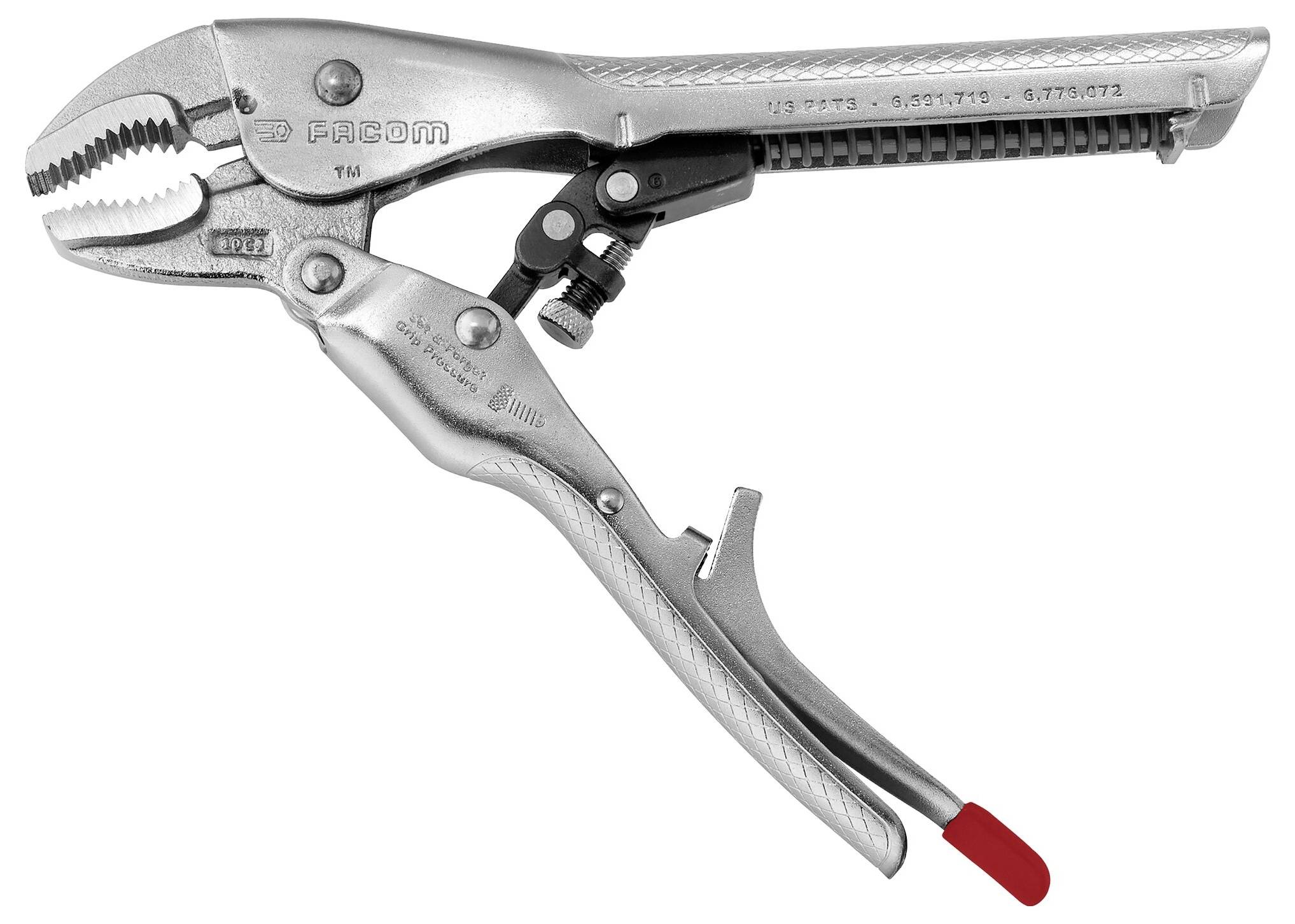 Facom 580.10 Automatik-Gripzange Halbrund 0 - 38mm 250mm