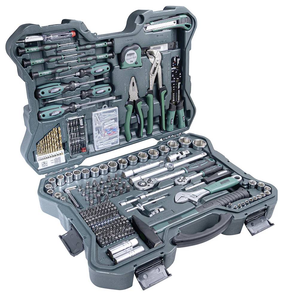 Brüder Mannesmann M29088 Werkzeugset Heimwerker im Koffer 303teilig