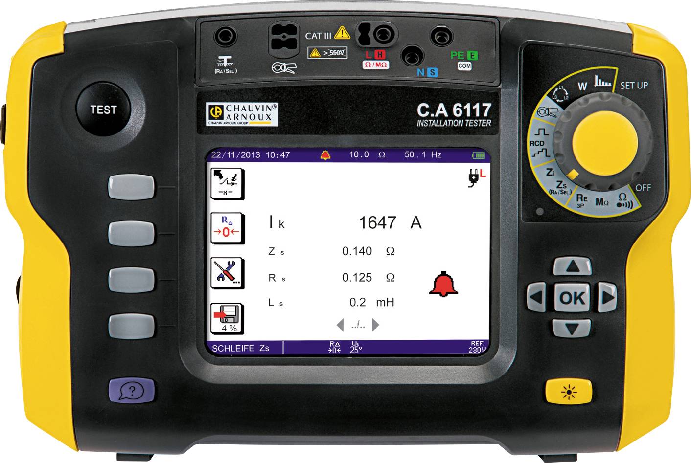 Chauvin Arnoux C.A 6117 Installationstester VDE-Norm 0100, 0105, 0413