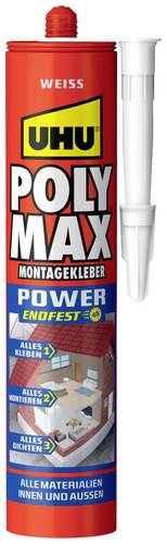 UHU Poly Max® Power Weiss Klebe- und Dichtmasse 47820 425 g