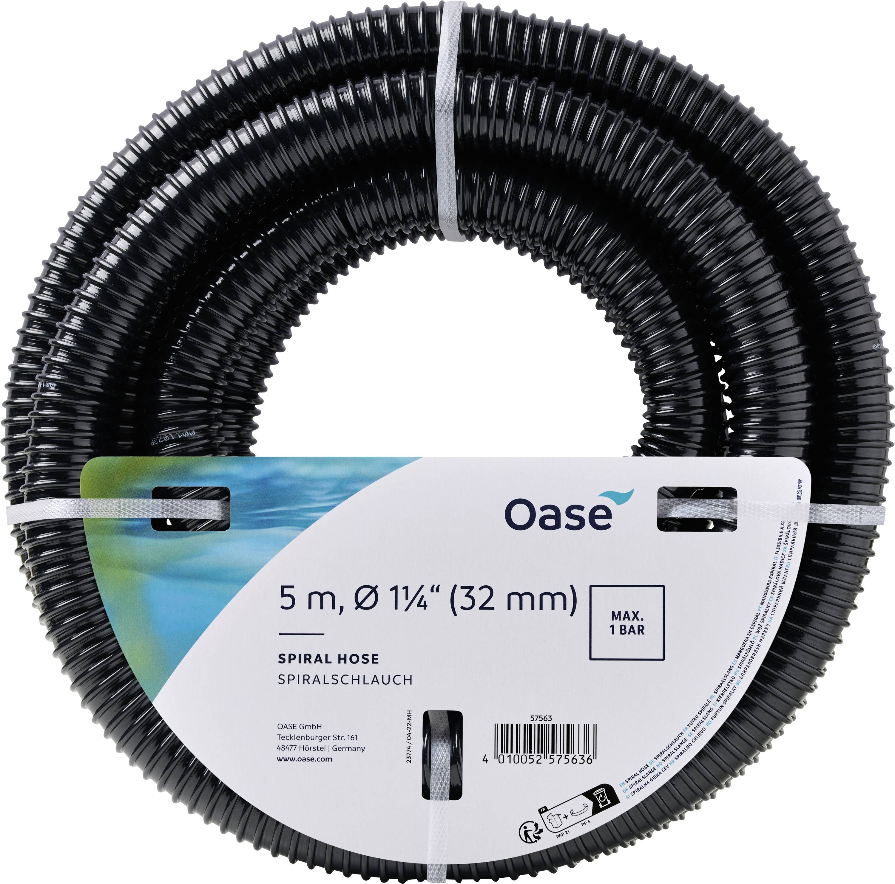 Oase 57563 Spiralschlauch (Ø) 32mm 5m