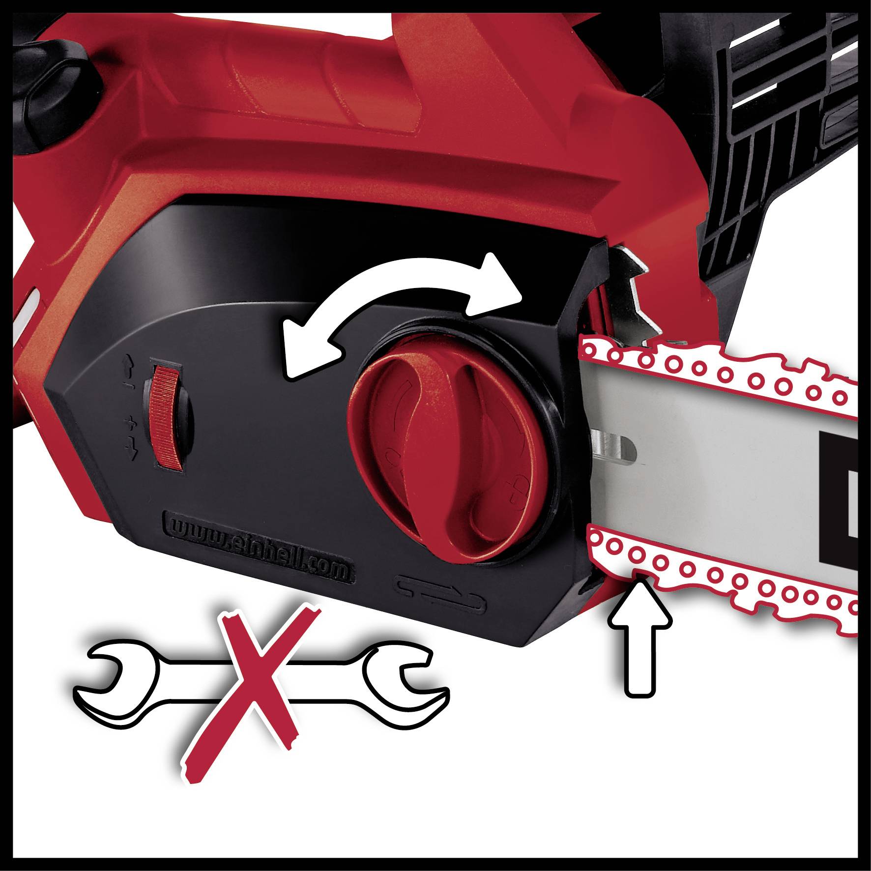 Einhell GH-EC 2040 Elektro Kettensäge 2000W Schwertlänge 406mm