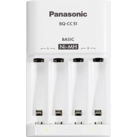 Panasonic BQ-CC51 Rundzellen-Ladegerät NiMH Micro (AAA), Mignon (AA) Panasonic BQ-CC51 Rundzellen-Ladegerät NiMH Micro (AAA), Mignon (AA)