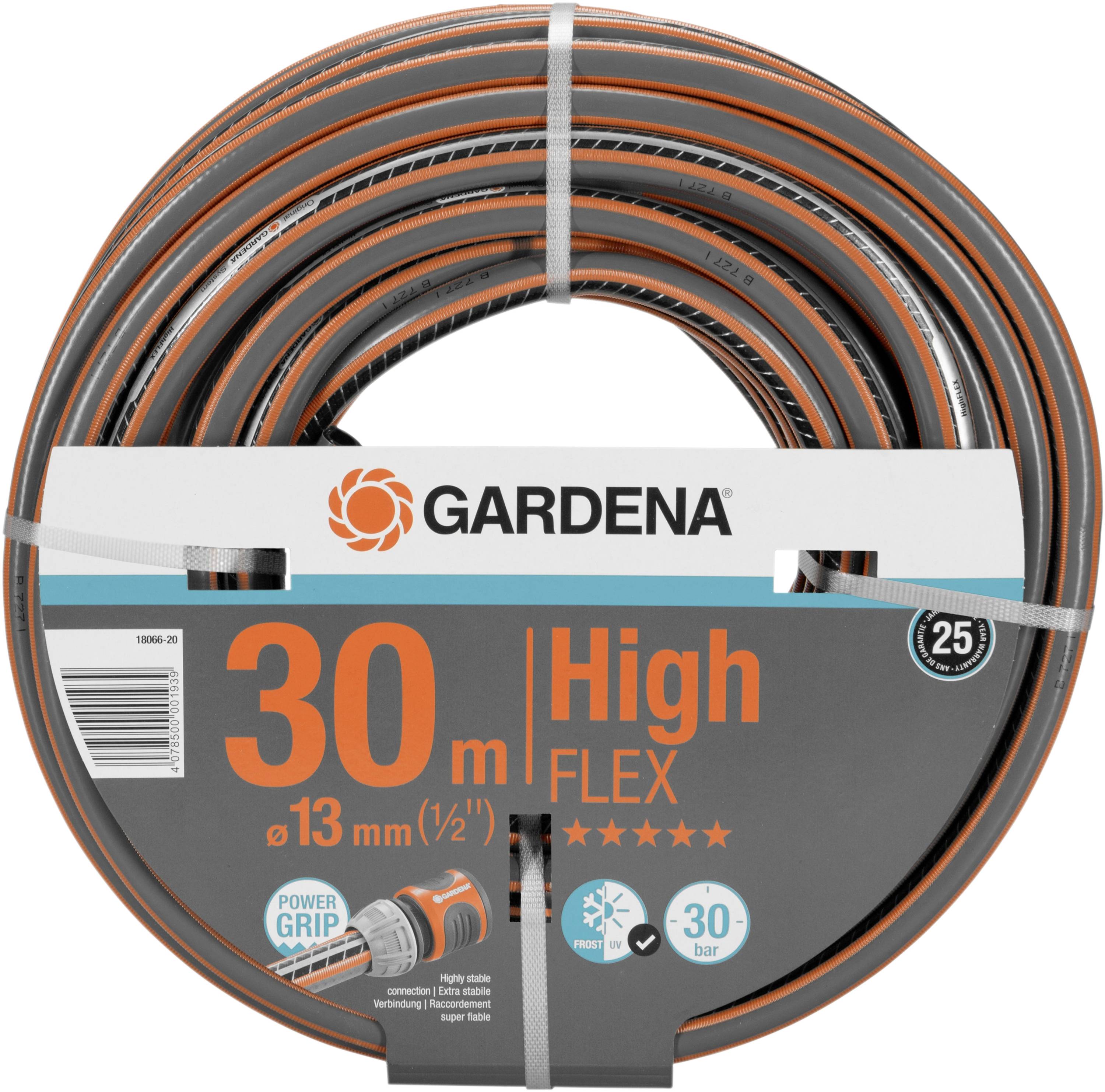 Gardena 18066-20 13 mm 30 m 1/2 Zoll 1 St. Grau, Schwarz, Orange Gartenschlauch