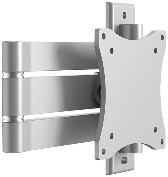 Neomounts FPMA-W830 1fach Monitor-Wandhalterung 25,4 cm (10") - 68,6 cm (27") Silber Neigbar, Schwenkbar