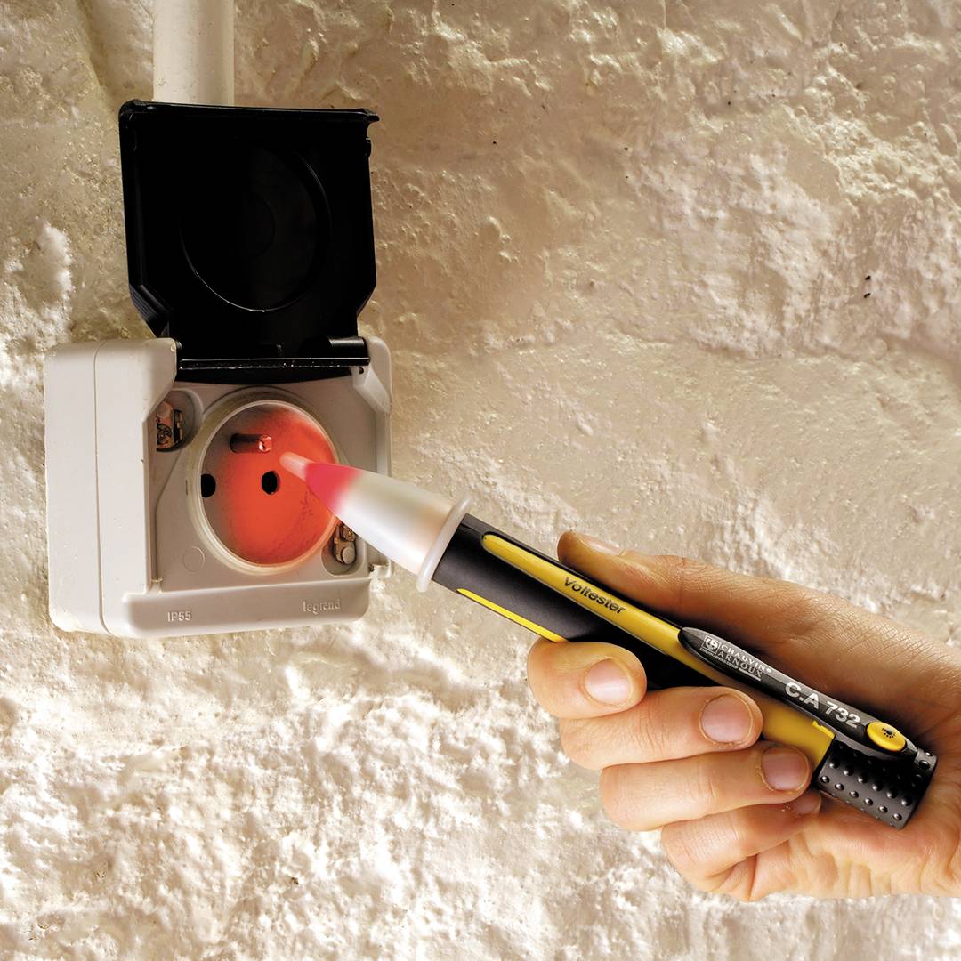 Chauvin Arnoux C.A 732 Berührungsloser Spannungsprüfer CAT III 1000V LED