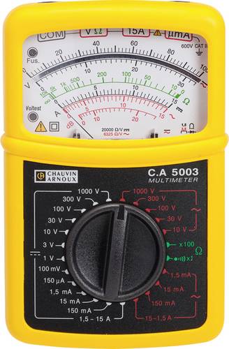 Chauvin Arnoux C.A 5003 Hand-Multimeter analog CAT III 600 V
