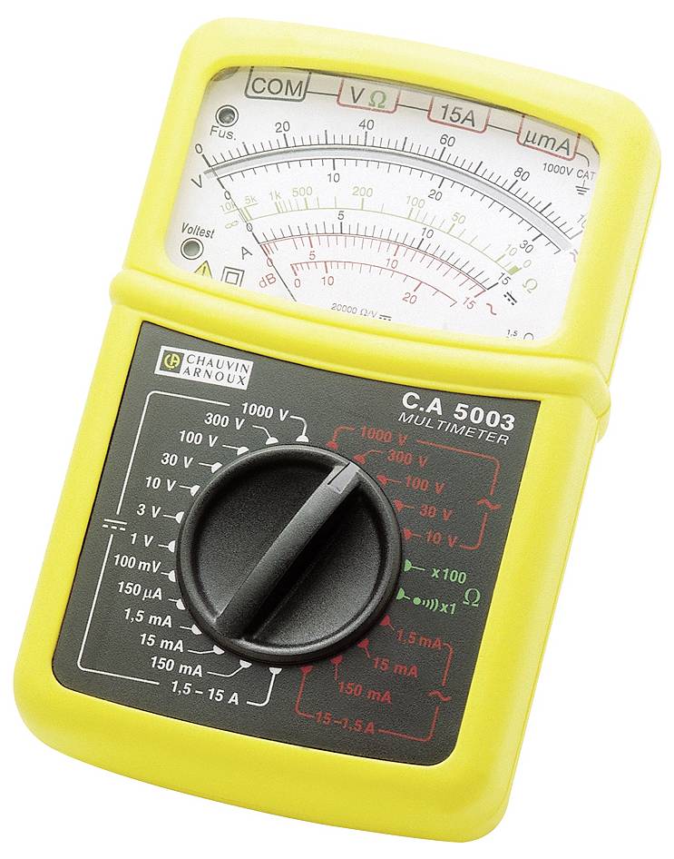 Chauvin Arnoux C.A 5003 Hand-Multimeter analog CAT III 600V