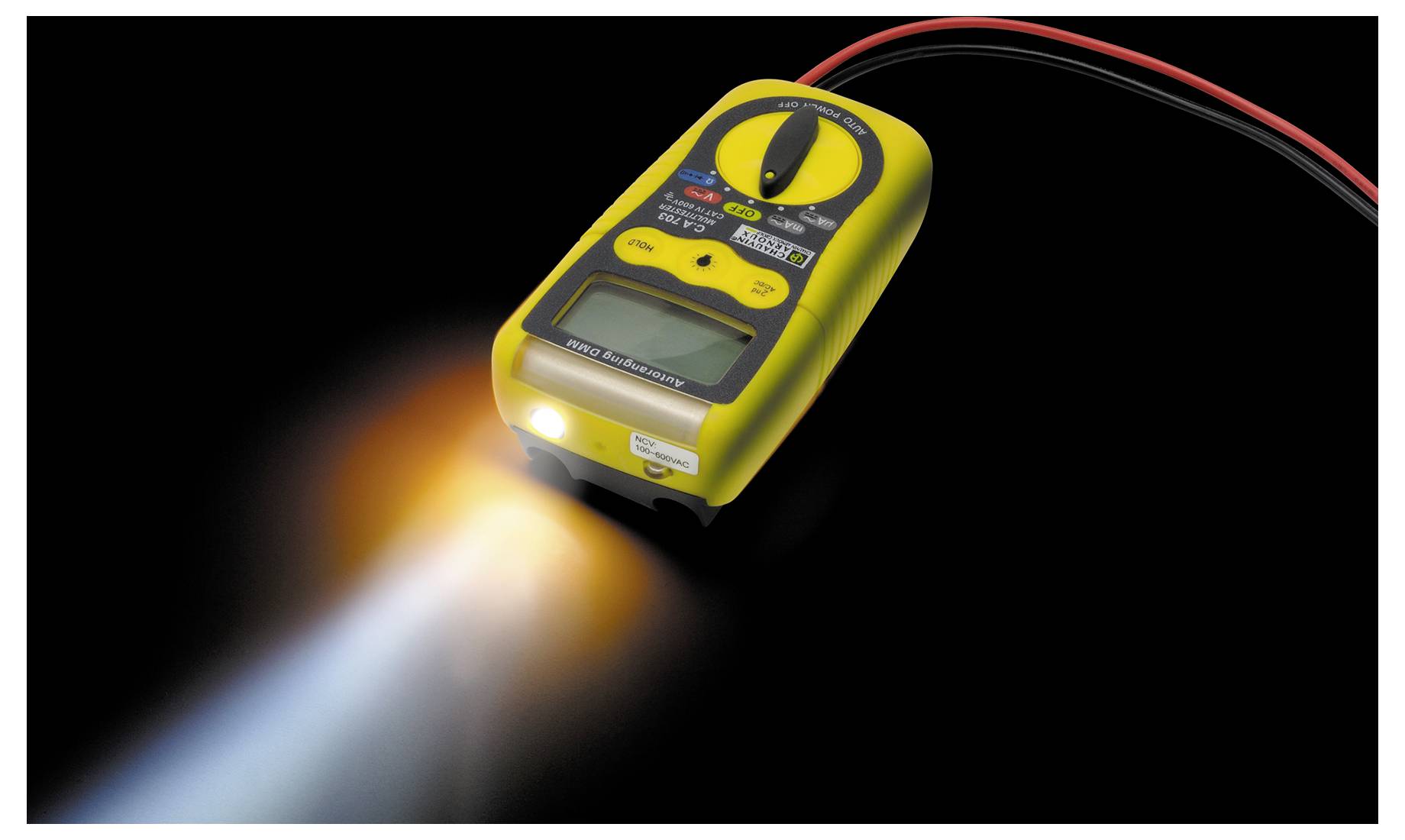 Chauvin Arnoux C.A 703 Hand-Multimeter digital CAT IV 600 V, CAT III 1000V